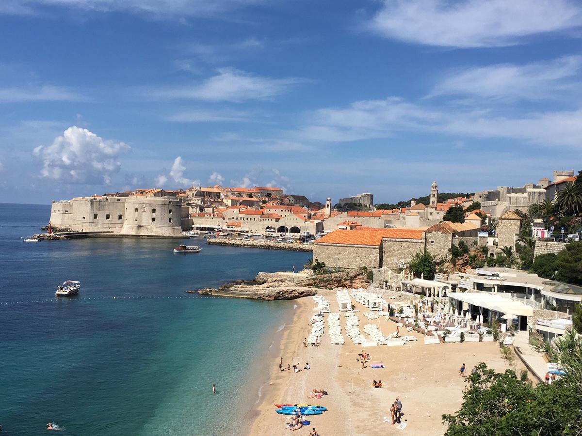 Luxury Beachfront Apartment Banje Dubrovnik Dış mekan fotoğraf